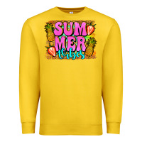Lemon summer vibes leopard background Premium Sweatshirt - Jasminsmagicworld