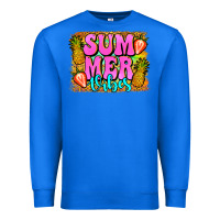 True Royal summer vibes leopard background Premium Sweatshirt - Jasminsmagicworld
