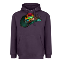 Plum aztec sunflower cowboy hat Heavyweight Hoodie - Jasminsmagicworld