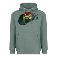Sage aztec sunflower cowboy hat Heavyweight Hoodie - Jasminsmagicworld