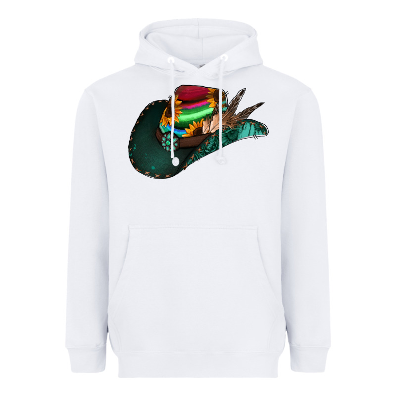 Aztec Sunflower Cowboy Hat Heavyweight Hoodie by Jasminsmagicworld | Teevron