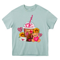 Arona Valentines Day Frappe Coffee Heavy Core Tee - FaDigitalArtStudio