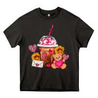Asphalt Valentines Day Frappe Coffee Heavy Core Tee - FaDigitalArtStudio