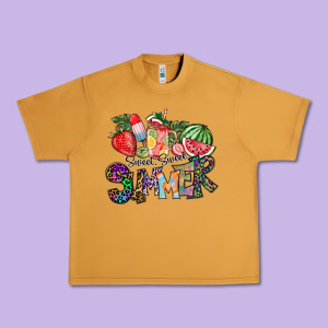 Sweet Sweet Summer Urban Heavy Tee Designed By Cowhidedigitalart