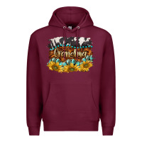 Burgundy western grandma Premium Hoodie - BarkalooDesign