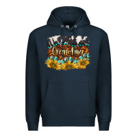 Navy western grandma Premium Hoodie - BarkalooDesign