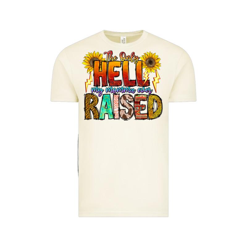 The Only Hell My Momma Ever Vintage Tee by CowhideDigitalArt | Teevron