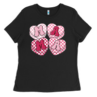Black mama candy hearts Ladies Tee - LillyAllenDesigns