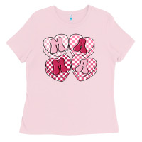 Bubblegum Pink mama candy hearts Ladies Tee - LillyAllenDesigns