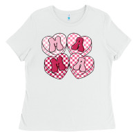 White mama candy hearts Ladies Tee - LillyAllenDesigns