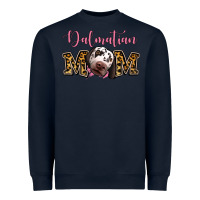 Navy Dalmatian Mom Heavyweight Sweatshirt - Jasminsmagicworld