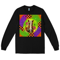 Black Halloween Belgian Horse Long Sleeve Tee - LillyAllenDesigns