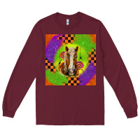 Burgundy Halloween Belgian Horse Long Sleeve Tee - LillyAllenDesigns