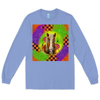 Colony Blue Halloween Belgian Horse Long Sleeve Tee - LillyAllenDesigns