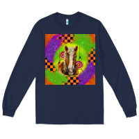 Navy Halloween Belgian Horse Long Sleeve Tee - LillyAllenDesigns