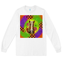 White Halloween Belgian Horse Long Sleeve Tee - LillyAllenDesigns