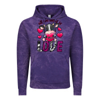 Cloud Purple All We Need İs Moo Love Vintage Hoodie - SublimationCraftShop