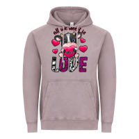 Vintage Zinc All We Need İs Moo Love Vintage Hoodie - SublimationCraftShop