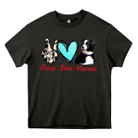 Asphalt Peace Love Aussie Heavy Core Tee - Jasminsmagicworld