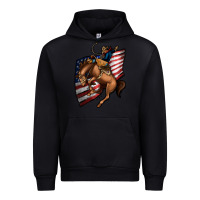 Black American Cowboy Urban Hoodie - Jasminsmagicworld