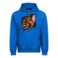 Cobalt American Cowboy Urban Hoodie - Jasminsmagicworld