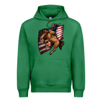 Emerald American Cowboy Urban Hoodie - Jasminsmagicworld