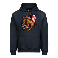 Navy American Cowboy Urban Hoodie - Jasminsmagicworld