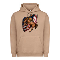 Pigment Burro American Cowboy Urban Hoodie - Jasminsmagicworld
