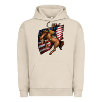 Pigment French Oak American Cowboy Urban Hoodie - Jasminsmagicworld