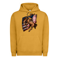 Pigment Peanut Butter American Cowboy Urban Hoodie - Jasminsmagicworld