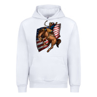 White American Cowboy Urban Hoodie - Jasminsmagicworld