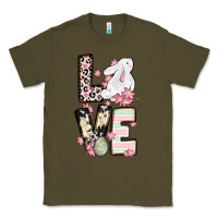 Army Green Love Easter bunny Classic Tee - OliviaCreatesArt
