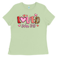 Matcha loved john 3 16 Ladies Tee - LillyAllenDesigns