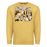 Antique Gold no background baseball dad Premium Sweatshirt - Jasminsmagicworld