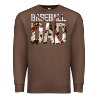 Chestnut no background baseball dad Premium Sweatshirt - Jasminsmagicworld