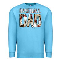 Ocean Blue no background baseball dad Premium Sweatshirt - Jasminsmagicworld