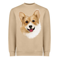 Mushroom Corgi Heavyweight Sweatshirt - Jasminsmagicworld