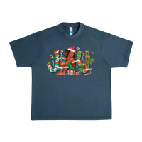 Midnight Navy Joy Girl Black Urban Heavy Tee - CowhideDigitalArt