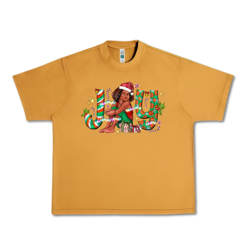 Joy Girl Black Urban Heavy Tee by CowhideDigitalArt | Teevron