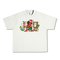 Pistachio Joy Girl Black Urban Heavy Tee - CowhideDigitalArt