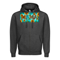 Charcoal Heather western mama with sunflowers and cactus Zipper Hoodie - RanaPortraitStore