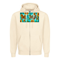 Western Mama With Sunflowers And Cactus Zipper Hoodie | Teevron