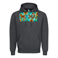 Smoke western mama with sunflowers and cactus Zipper Hoodie - RanaPortraitStore