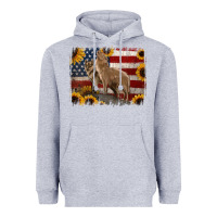 Heather Grey american th of july wolves Heavyweight Hoodie - Jasminsmagicworld