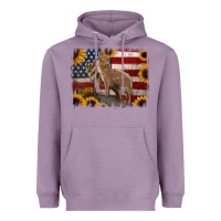 Lavender american th of july wolves Heavyweight Hoodie - Jasminsmagicworld