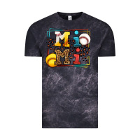 Cloud Black Baseball and Softball mimi Vintage Tee - LillyAllenDesigns