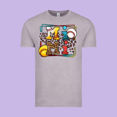 Baseball And Softball Mimi Vintage Tee Designed By Lillyallendesigns