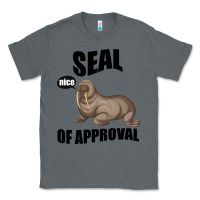 Charcoal Heather Seal nice Of Approval Classic Tee - Bettercallsaul