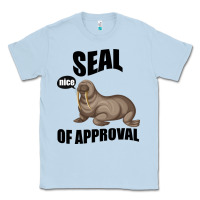 Dusty Blue Seal nice Of Approval Classic Tee - Bettercallsaul