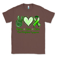 Chestnut Peace Love Cure Non Hodgkins Lympoma Classic Tee - Jasminsmagicworld